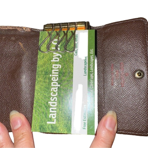 🔑 Louis Vuitton Damier Key Trifold Case - Picture 10 of 15